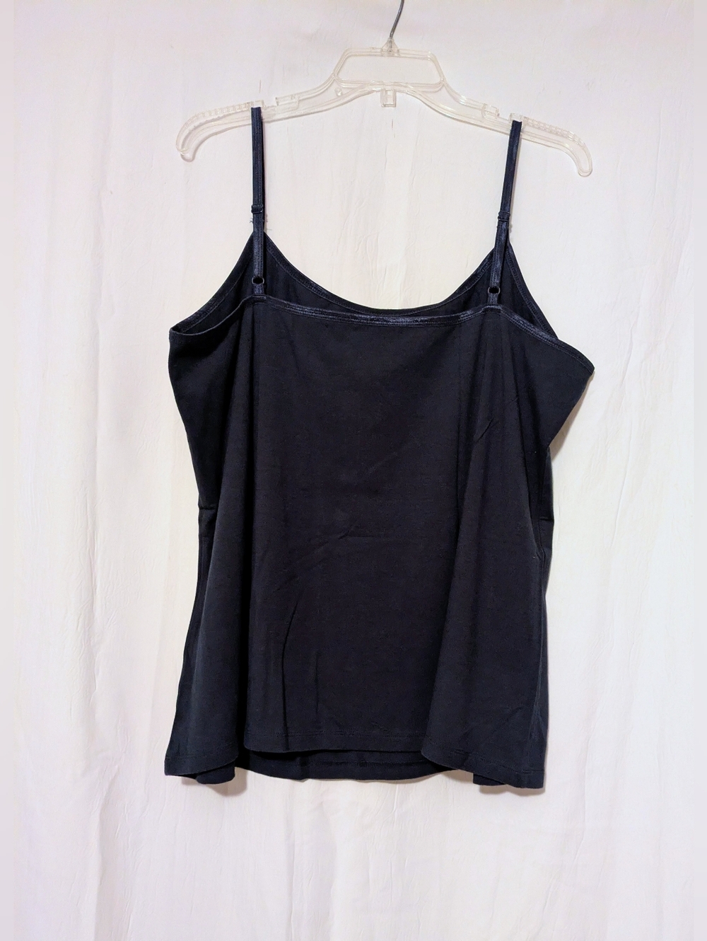 a.n.a Navy Blue Woman's Spaghetti Strap Tank Top 2X